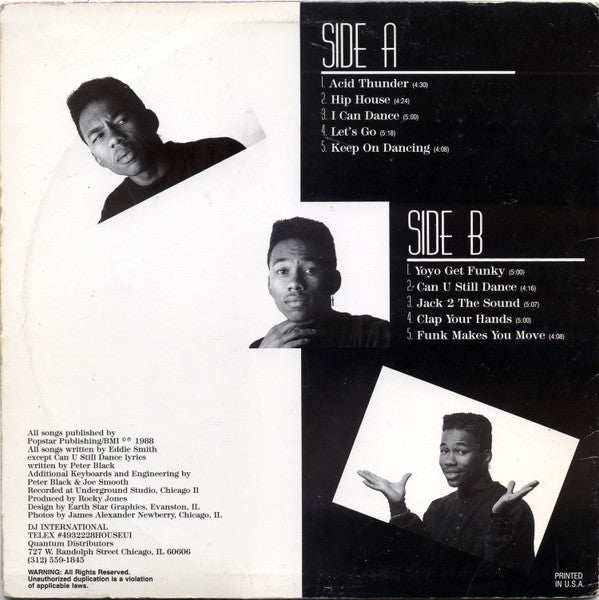 "Fast" Eddie Smith : Jack To The Sound (LP, Album)