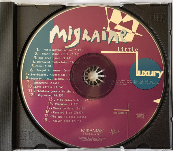 Migraine (8) : Little Luxury (CD, Album)