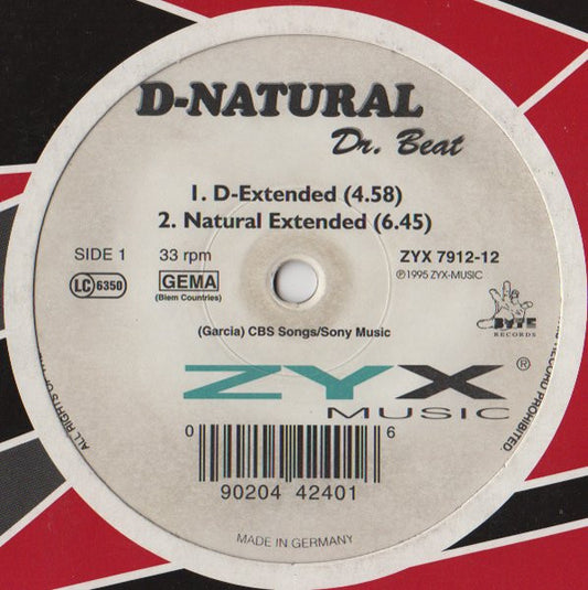 D-Natural : Dr. Beat (12")