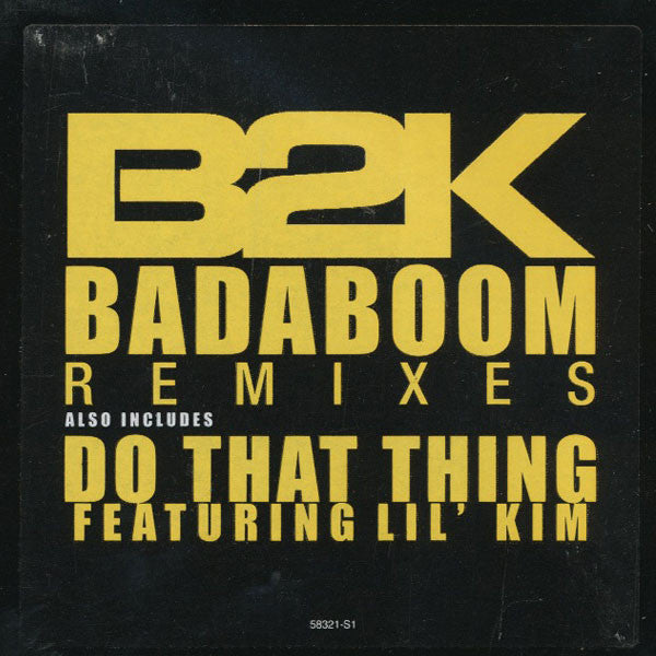 B2K : Badaboom (Remixes) (12", Promo)