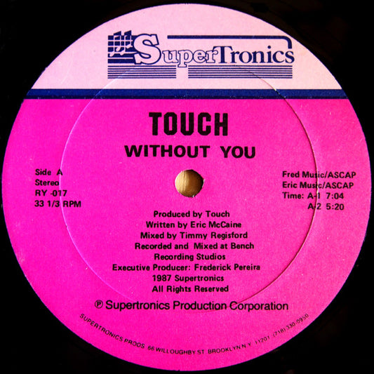 Touch (12) : Without You (12")