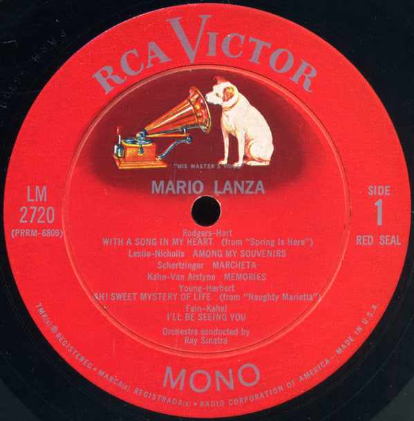 Mario Lanza : I'll See You In My Dreams (LP, Mono)