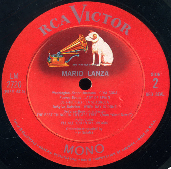 Mario Lanza : I'll See You In My Dreams (LP, Mono)