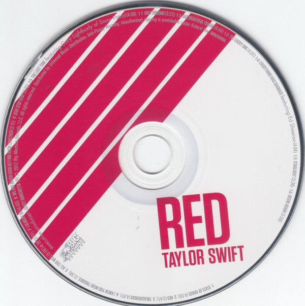 Taylor Swift : Red (CD, Album)