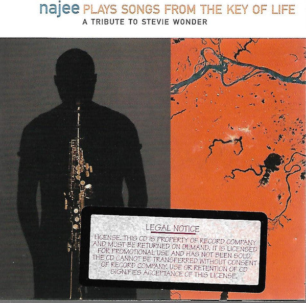 Najee : Plays Songs From The Key Of Life (CD, Album, Promo)
