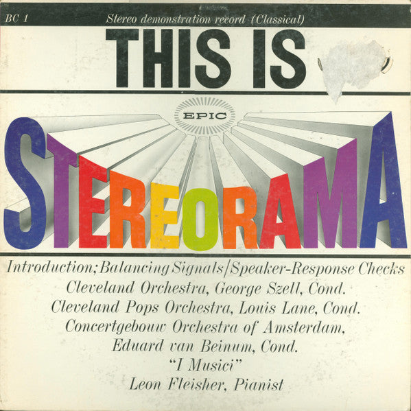 Various : This Is Epic Stereorama - Classical (LP, Comp)