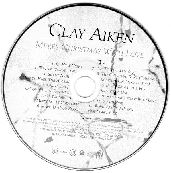 Clay Aiken : Merry Christmas With Love (CD, Album)