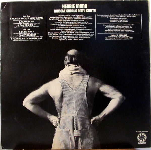 Herbie Mann : Muscle Shoals Nitty Gritty (LP, Album)