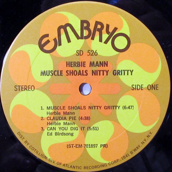 Herbie Mann : Muscle Shoals Nitty Gritty (LP, Album)