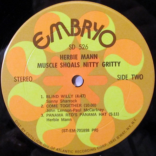 Herbie Mann : Muscle Shoals Nitty Gritty (LP, Album)