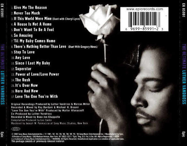 Luther Vandross : The Ultimate (CD, Comp)