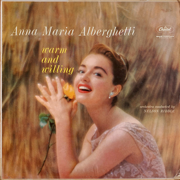 Anna Maria Alberghetti : Warm And Willing (LP, Album, Mono)