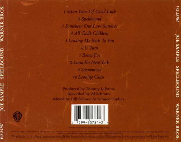 Joe Sample : Spellbound (CD, Album)