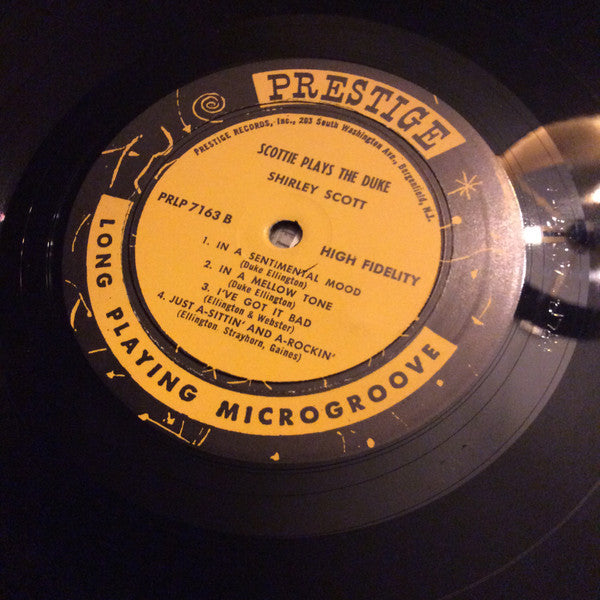 Shirley Scott : Scottie Plays The Duke (LP, Album, Mono)