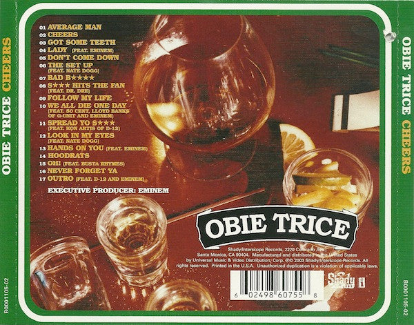 Obie Trice : Cheers (CD, Album, RE)