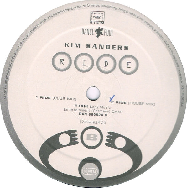 Kim Sanders : Ride (12")