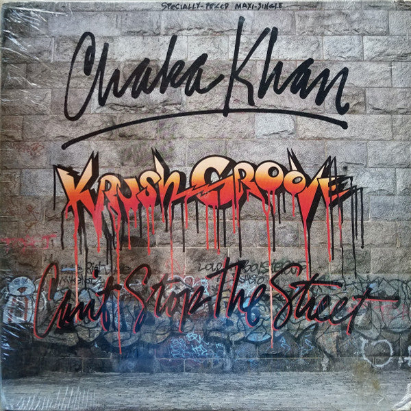 Chaka Khan : (Krush Groove) Can't Stop The Street (12", Maxi)
