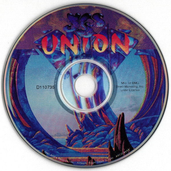 Yes : Union (CD, Album, Club, BMG)