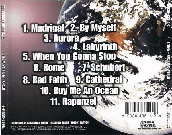 Litany (2) : Peculiar World (CD, Album)