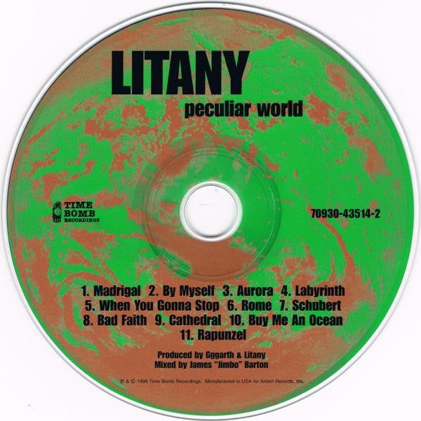 Litany (2) : Peculiar World (CD, Album)