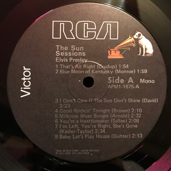 Elvis Presley : The Sun Sessions (LP, Comp, Mono, RE)