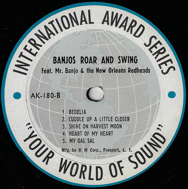 Mr. Banjo And The New Orleans Redheads : Banjos Roar And Swing (LP, Album)