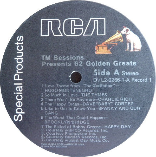 Various : 62 Golden Greats (4xLP, Comp, S/Edition)