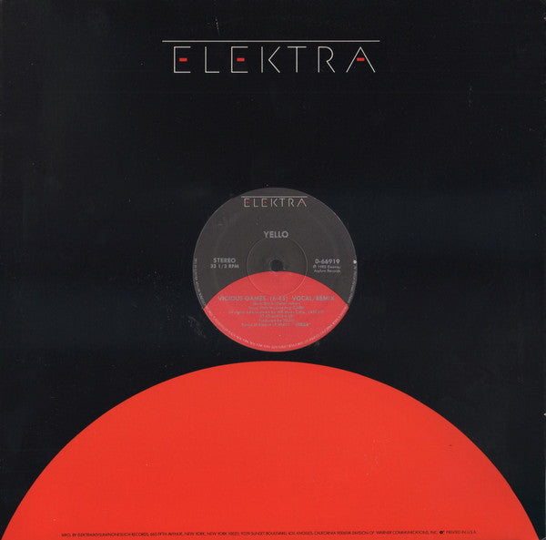 Yello : Vicious Games (12", SP )