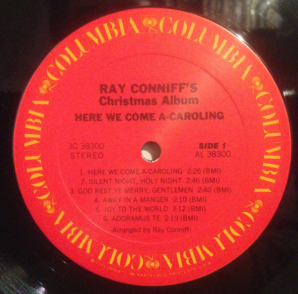 Ray Conniff : Ray Conniff's Christmas Album: Here We Come A-Caroling (LP, Album, RE)