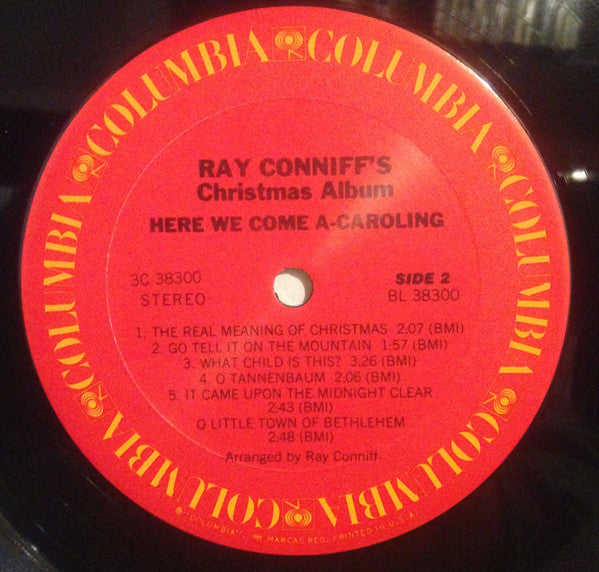 Ray Conniff : Ray Conniff's Christmas Album: Here We Come A-Caroling (LP, Album, RE)