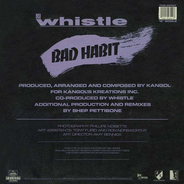 Whistle : Bad Habit (12")