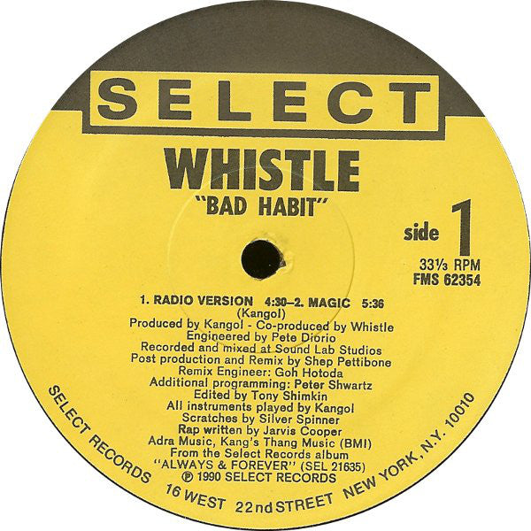 Whistle : Bad Habit (12")