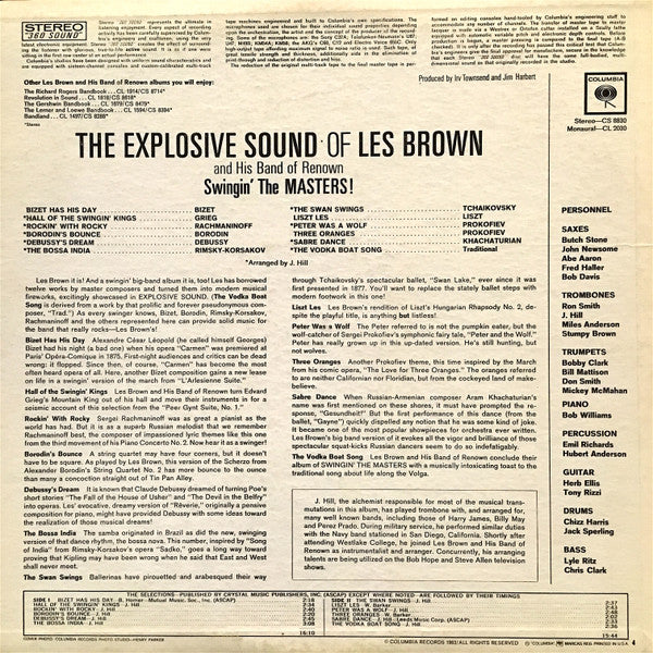 Les Brown And His Band Of Renown : The Explosive Sound Of Les Brown (LP, Album)