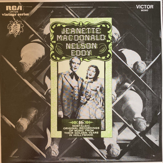 Jeanette MacDonald And Nelson Eddy : 16 Nostalgic Original Recordings Of Music From Their Golden Years In Hollywood (LP, Comp)
