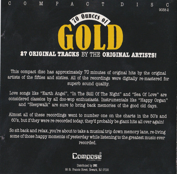 Various : 70 Ounces Of Gold (CD, Comp)