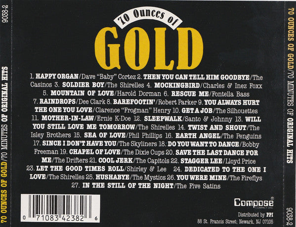 Various : 70 Ounces Of Gold (CD, Comp)