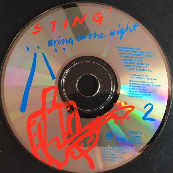 Sting : Bring On The Night (2xCD, Album, Club, RE)