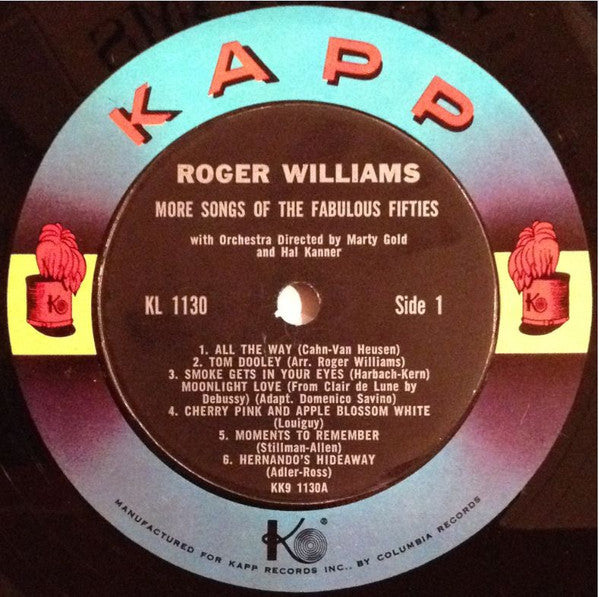 Roger Williams (2) : More Songs Of The Fabulous Fifties (LP)
