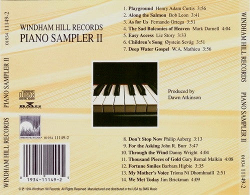 Various : Windham Hill Records Piano Sampler II (CD, Smplr)