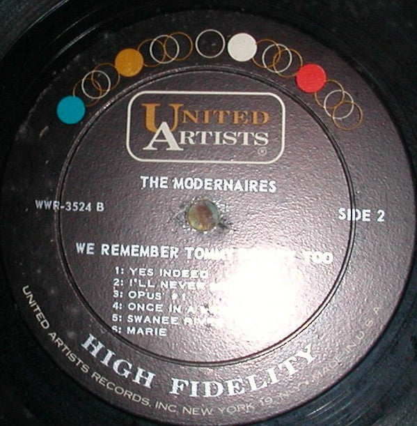 The Modernaires : We Remember Tommy Dorsey Too! (LP, Album, Mono)