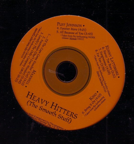 Various : Heavy Hitters (The Smooth Stuff)  (CD, Comp, Promo, Car)