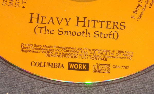 Various : Heavy Hitters (The Smooth Stuff)  (CD, Comp, Promo, Car)