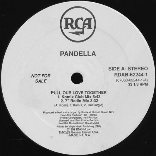 Pandella : Pull Our Love Together (12", Promo)