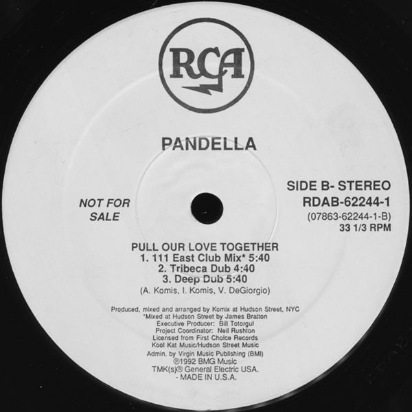Pandella : Pull Our Love Together (12", Promo)