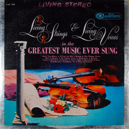 Living Strings / Living Voices : Living Strings And Living Voices In The Greatest Music Ever Sung (LP)