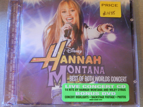 Hannah Montana, Miley Cyrus : Best Of Both Worlds Concert (CD, Album + DVD-V, NTSC)