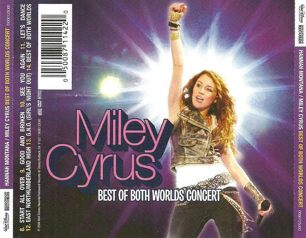 Hannah Montana, Miley Cyrus : Best Of Both Worlds Concert (CD, Album + DVD-V, NTSC)