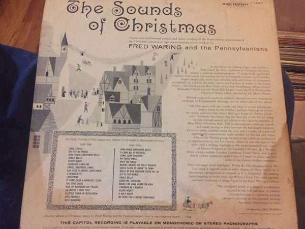 Fred Waring & The Pennsylvanians : The Sounds Of Christmas (LP, Mono)