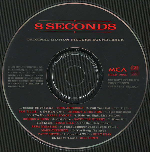 Various : 8 Seconds (Original Motion Picture Soundtrack) (CD, Comp)