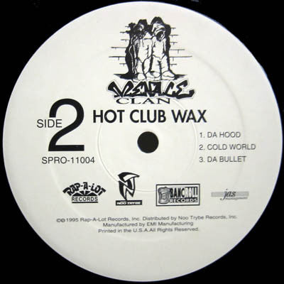 Menace Clan : Hot Club Wax (12", Smplr)